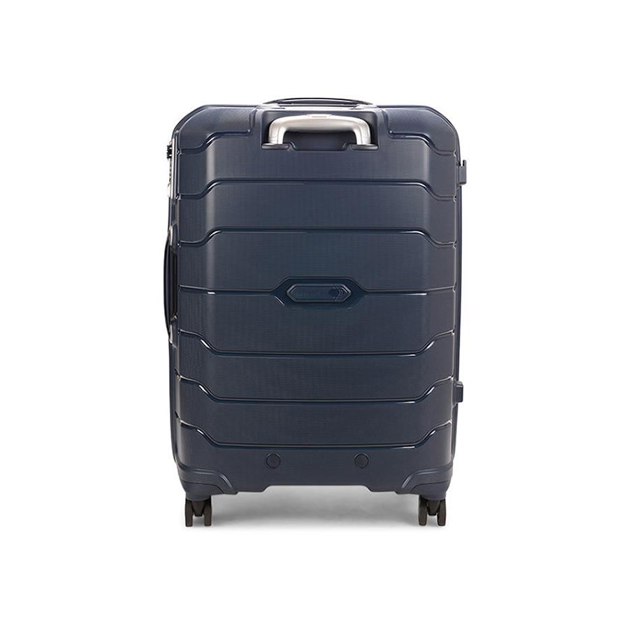 Samsonite Oc2lite 68cm Hardside Checked Suitcase Navy Navy
