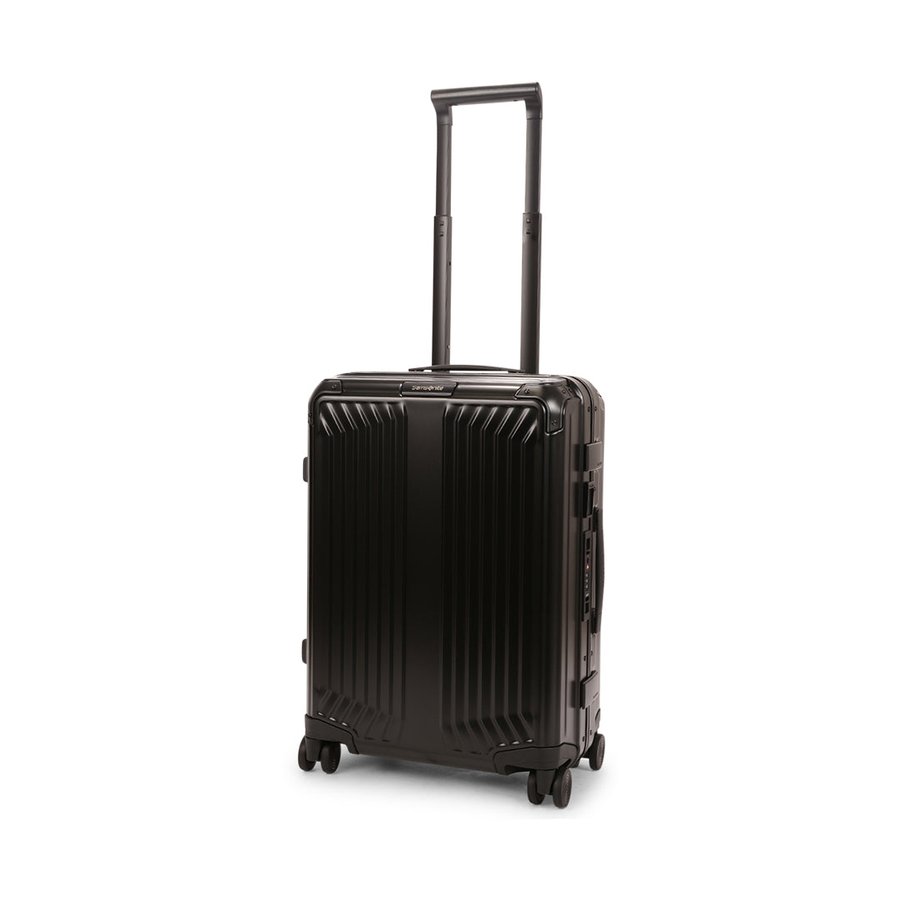 Samsonite Lite-Box ALU 55cm Hardside Carry-On Suitcase Black Black