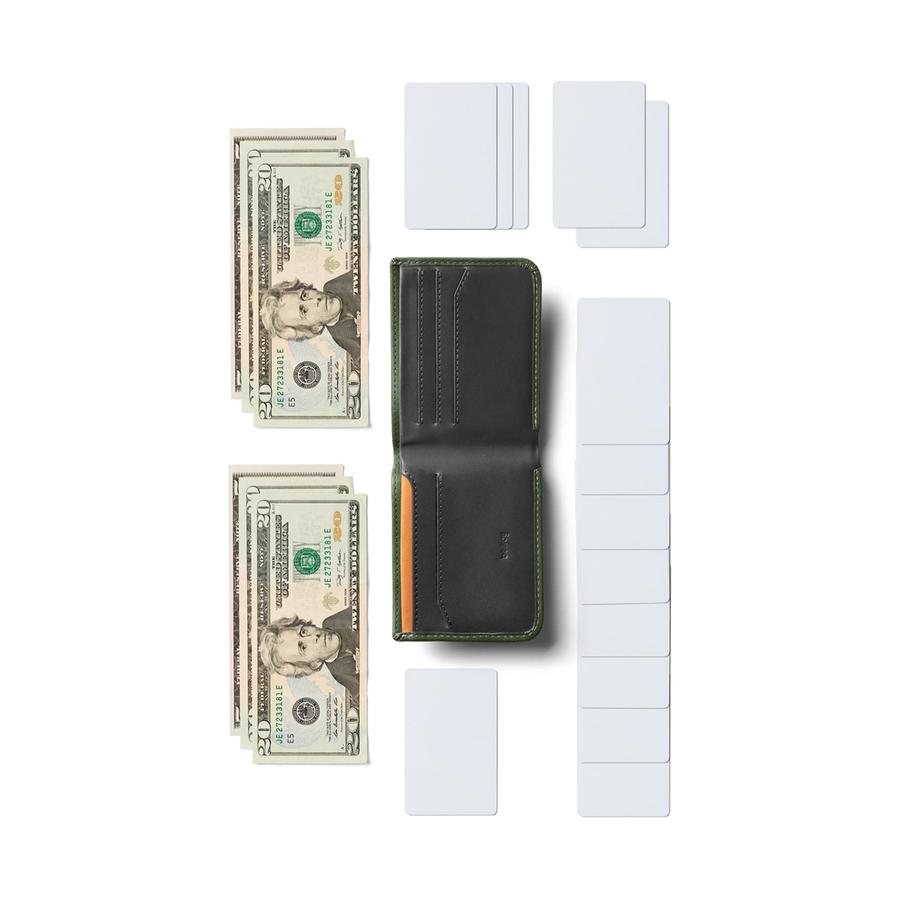 Bellroy RFID Hide & Seek LO Leather Wallet Ranger Green Ranger Green