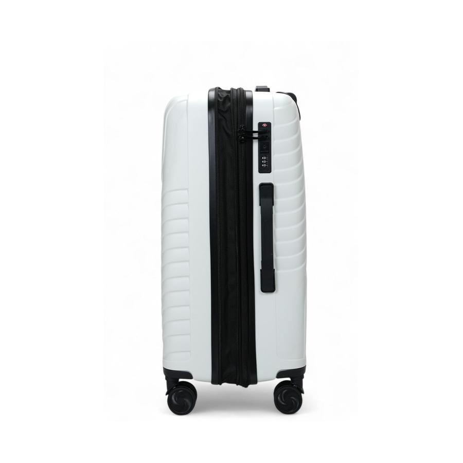 Nomad Journey 66cm Hardside Checked Suitcase White White