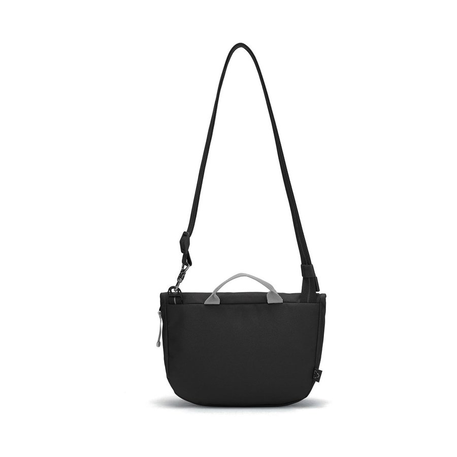 Pacsafe GO Anti-Theft Recycled Saddle Crossbody Bag Jet Black Jet Black