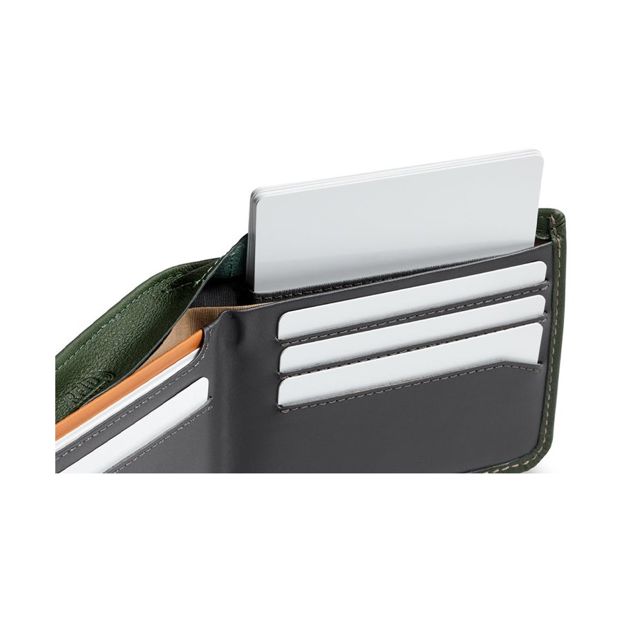 Bellroy RFID Hide & Seek LO Leather Wallet Ranger Green Ranger Green