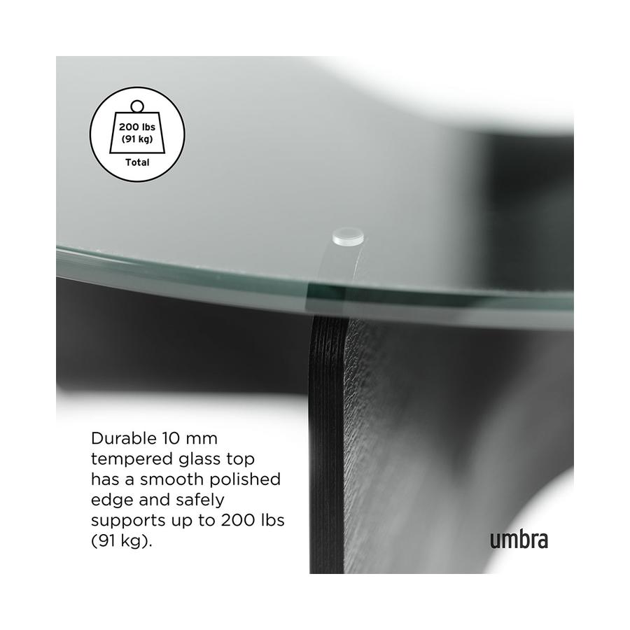 Umbra Madera Coffee Table Black Black