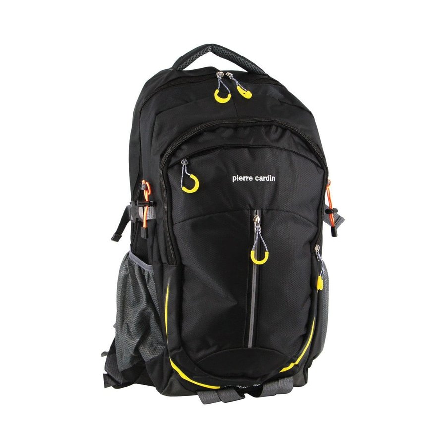 Pierre Cardin Jett Nylon Travel & Sport Large Backpack Black Black