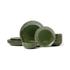 Mikasa Jardin 12-Piece Stoneware Dinner Set Green