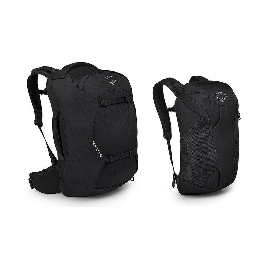 Osprey Farpoint 55 Men's Travel Pack Black Black