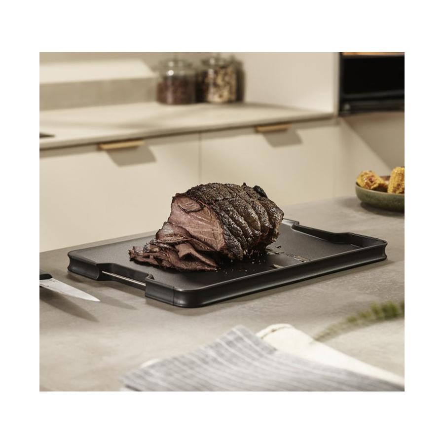 Joseph Joseph Cut & Carve Plus Extra Large Chopping Board Black Black