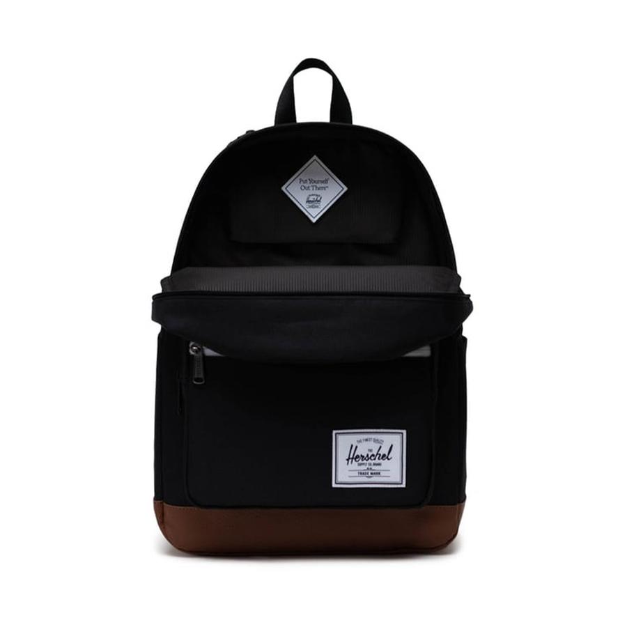 Herschel Pop Quiz 25L Backpack Black/Tan Black/Tan