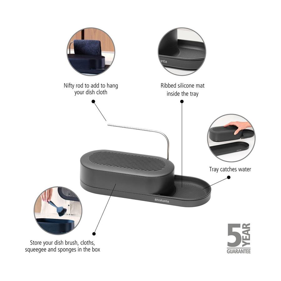 Brabantia SinkStyle Organiser Mineral Infinite Grey Mineral Infinite Grey