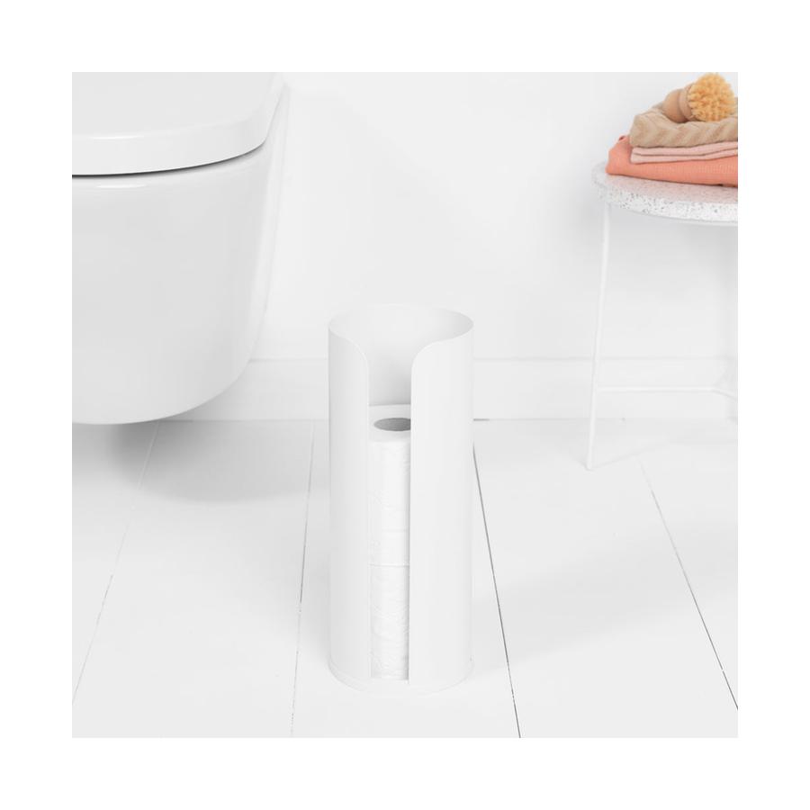 Brabantia ReNew Toilet Roll Dispenser White White