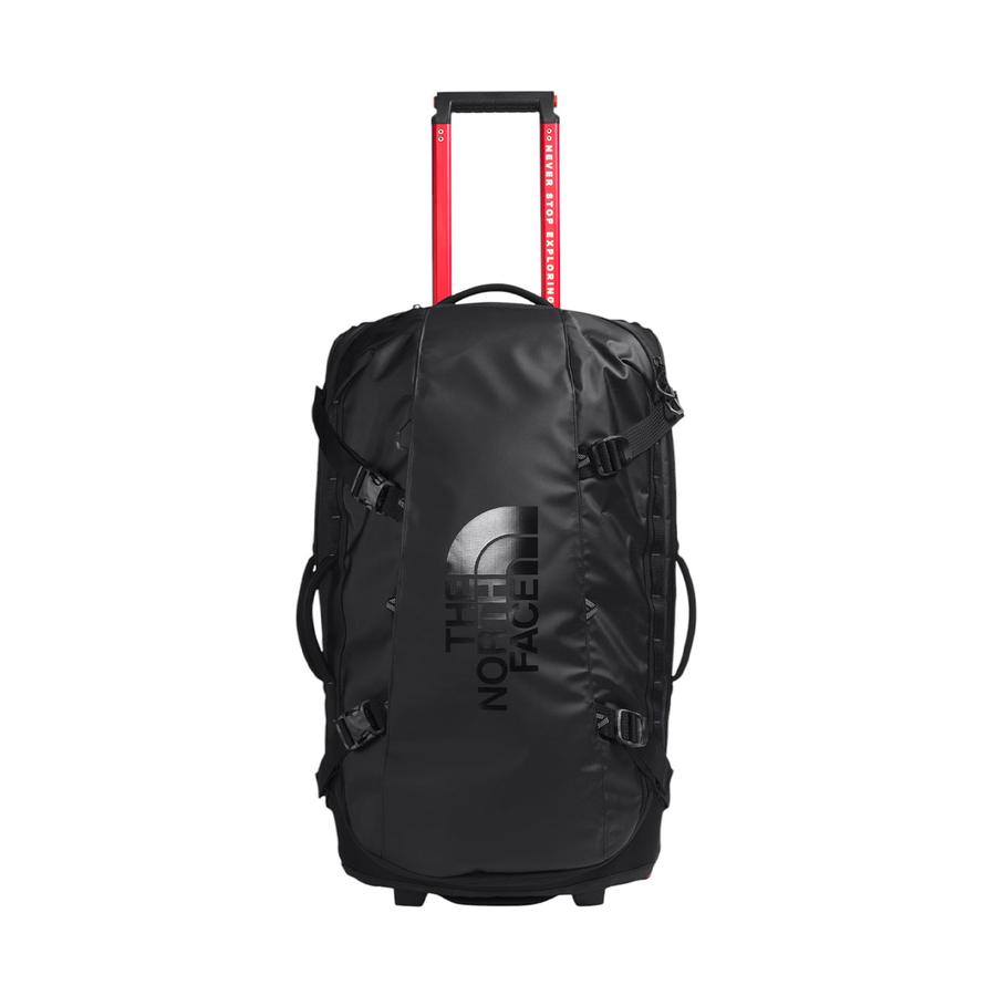 The North Face Base Camp Rolling Thunder 77cm Checked Suitcase Black Black