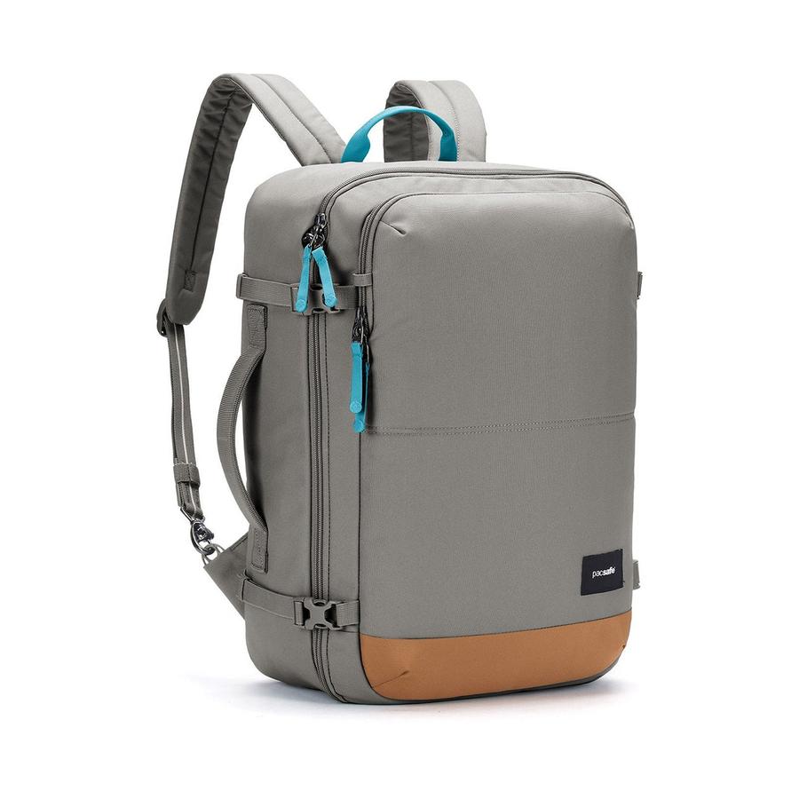 Pacsafe GO 34L Anti-Theft Recycled Carry-On Backpack Stone Stone