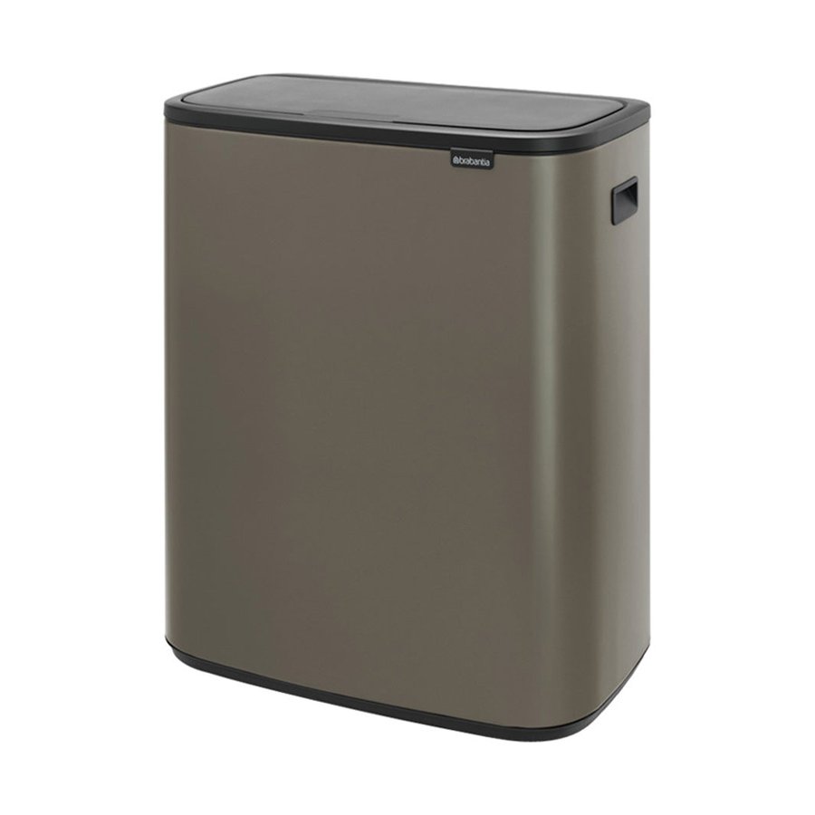 Brabantia Bo Touch Bin (2 x 30L) Platinum Platinum