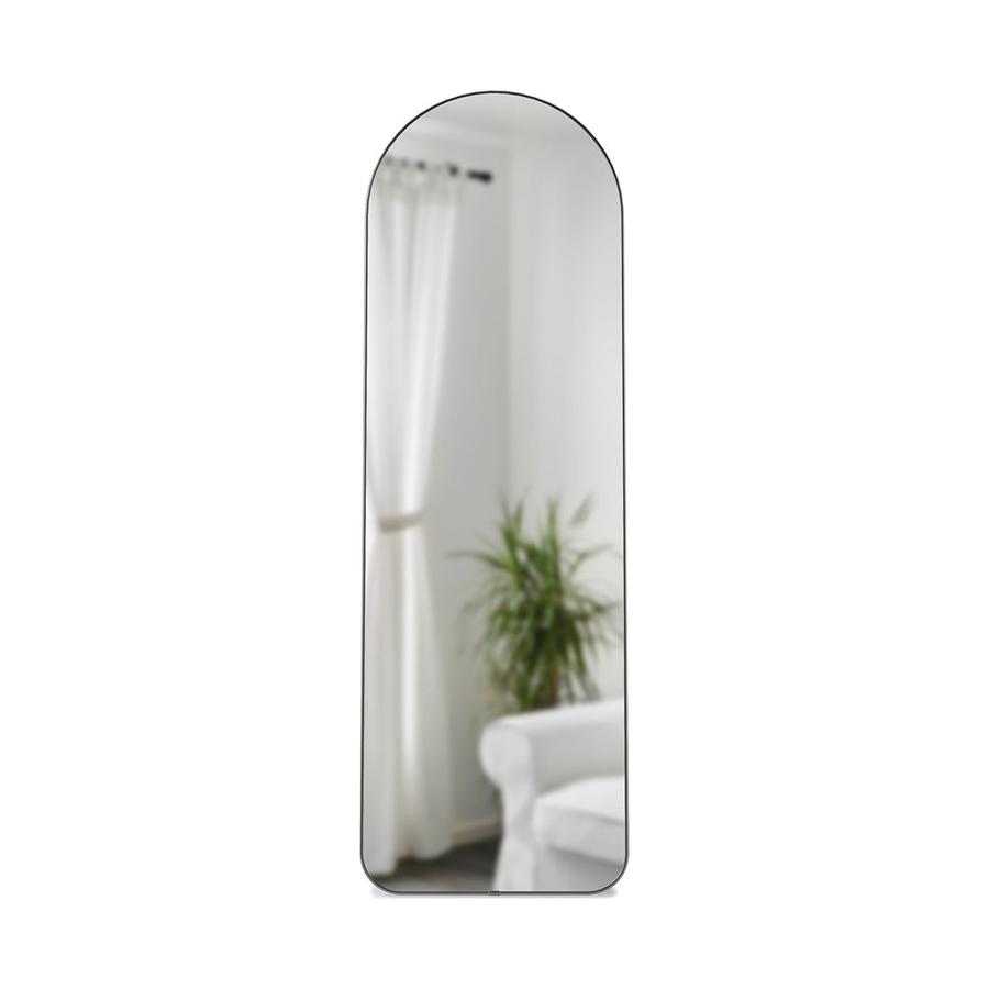 Umbra Hubba Arched Leaning Mirror (157cm x 50cm) Metallic Titanium Metallic Titanium