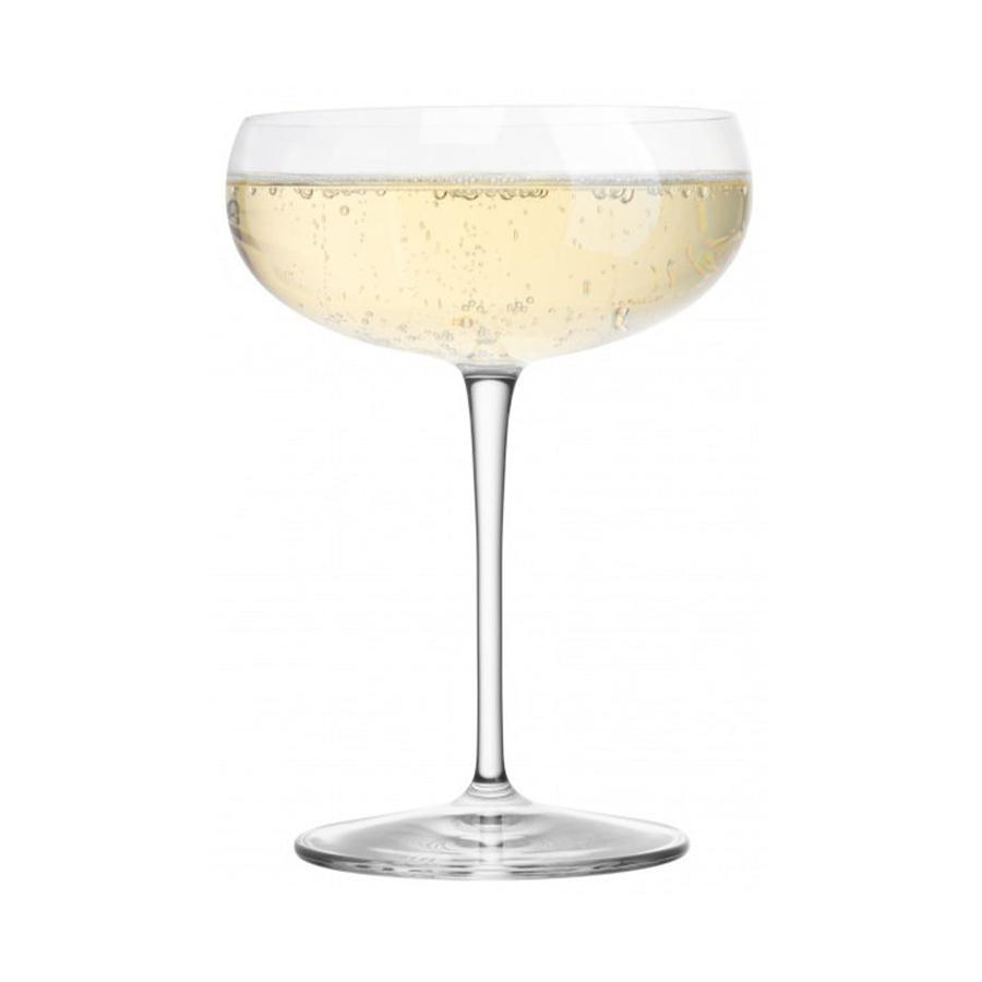 Luigi Bormioli Talismano 300ml Martini Glass Gift Set of 4 Clear Clear