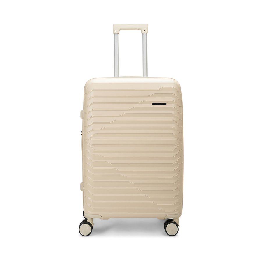 Caselite Summit 65cm Hardside Checked Suitcase Beige Beige