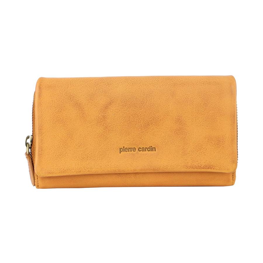 Pierre Cardin Isla Women's Italian Leather RFID Wallet Tobacco Tobacco