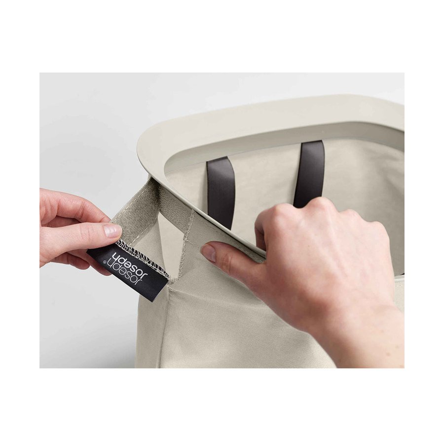 Joseph Joseph Tota 90L Laundry Separation Basket Ecru Ecru