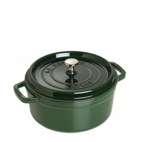 Staub 24cm (3.8L) Round Cocotte Basil Green