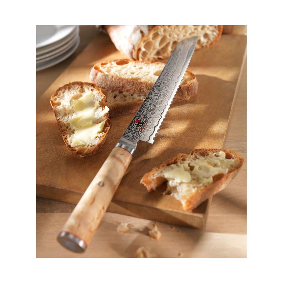Miyabi Birchwood 23cm Bread Knife Natural Natural