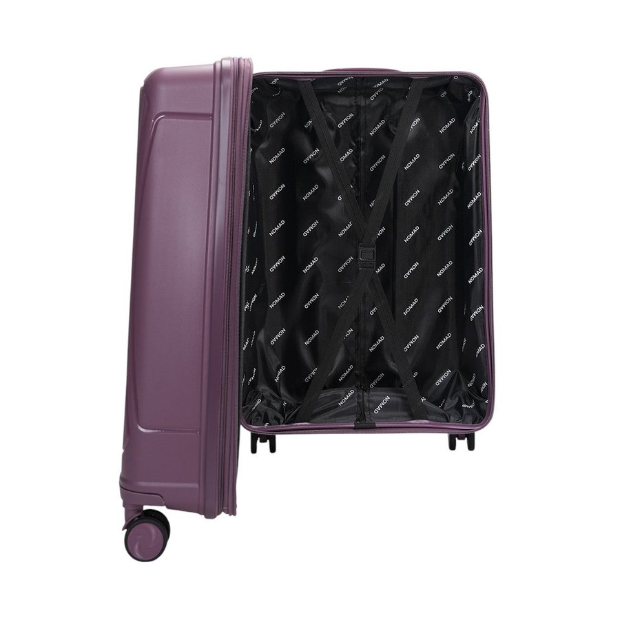 Nomad Quest 56cm & 65cm Hardside Luggage Set Purple Purple