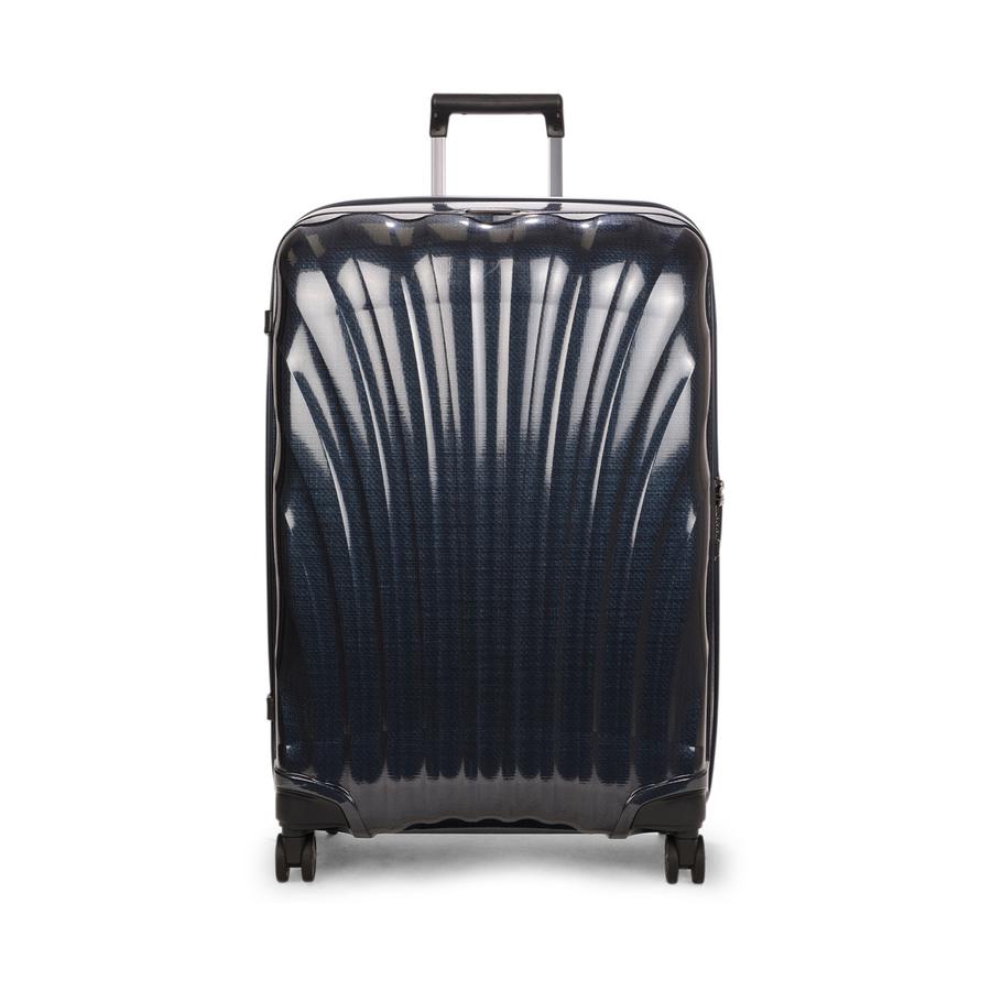 Samsonite C-Lite 75cm CURV Checked Suitcase Midnight Blue Midnight Blue