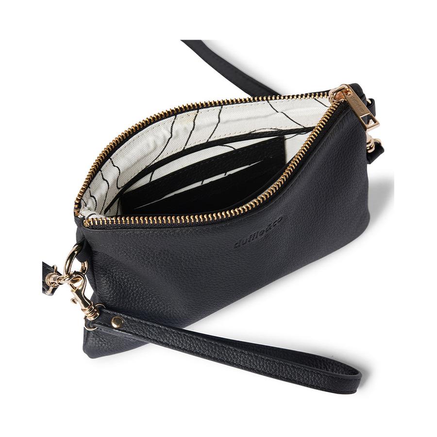 Duffle&Co Sienna Single Crossbody Bag Black Black