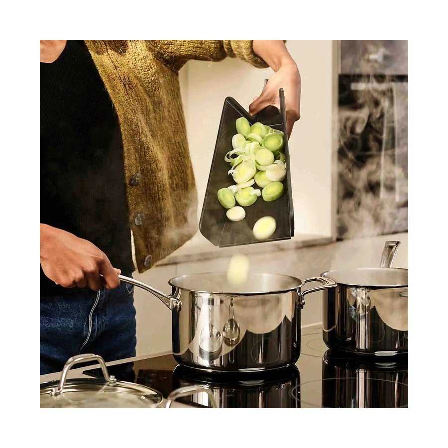 Joseph Joseph Chop2Pot Plus Large Folding Chopping Board Black Black