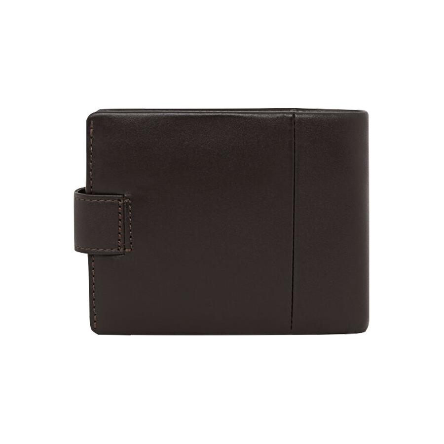 RM Williams Leather Wallet with Coin Pocket & Tab Brown Brown