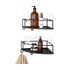 Umbra Cubiko Corner Bins (Set of 2) Black