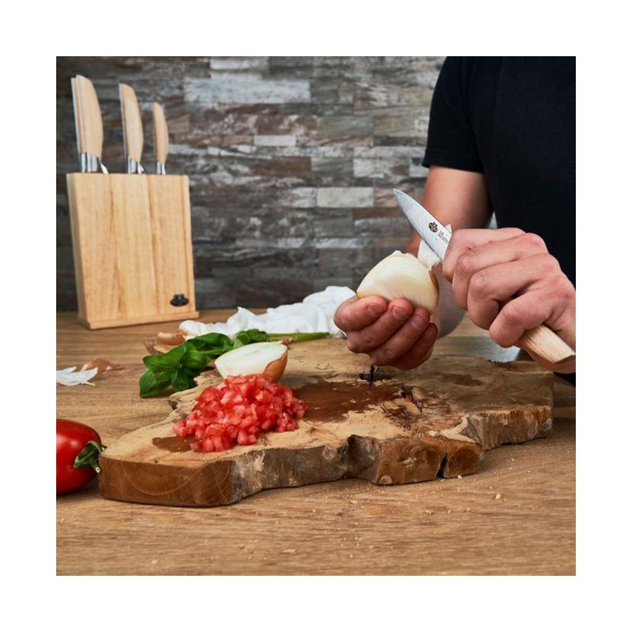 Ballarini Tevere 7 Piece Knife Block Set Natural Natural