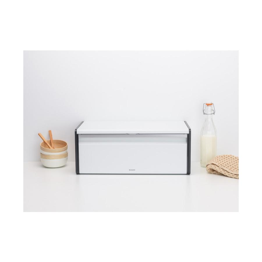 Brabantia Fall Front Bread Bin White White