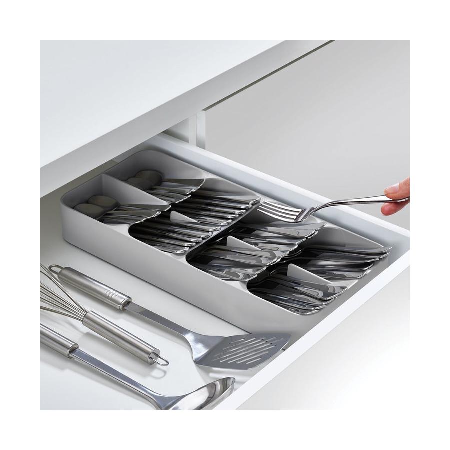 Joseph Joseph DrawerStore Large Cutlery Organiser Grey Grey