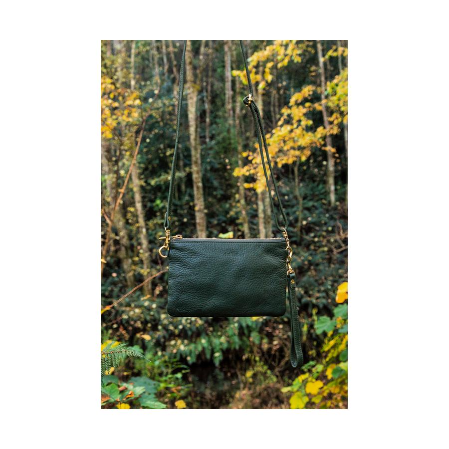 Duffle&Co Sienna Single Crossbody Bag Forest Forest