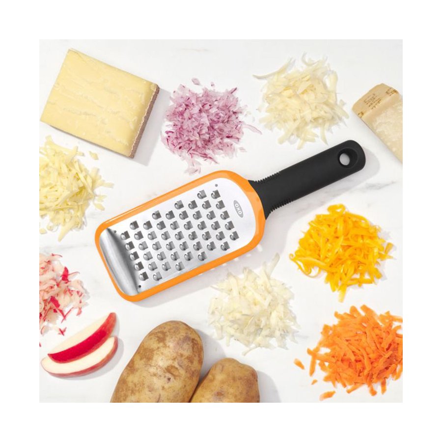 OXO Good Grips Etched Coarse Grater Orange Orange