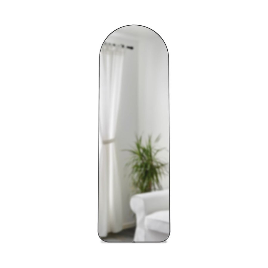 Umbra Hubba Arched Leaning Mirror (157cm x 50cm) Metallic Titanium Metallic Titanium