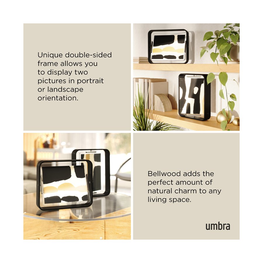 Umbra Bellwood Picture Frame - 20 x 25cm Black Black
