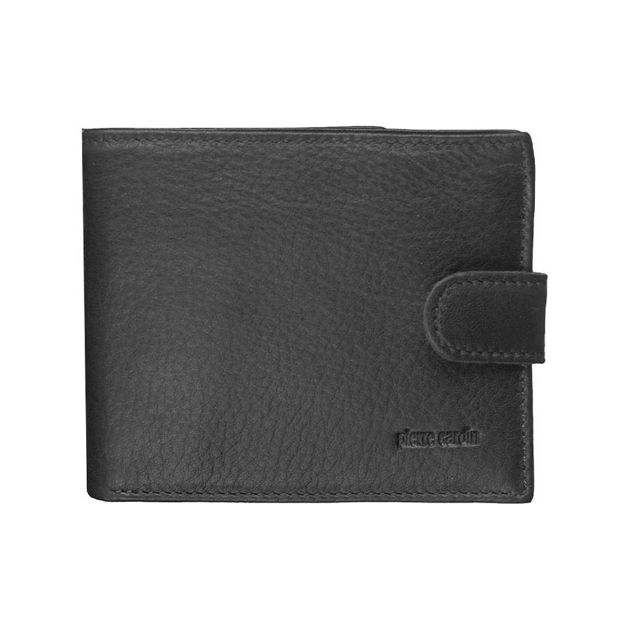 Pierre Cardin Vermont Men's Italian Leather RFID Wallet Black Black
