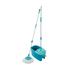 Leifheit Clean Twist Ergo Disc Mop & Bucket Set Teal