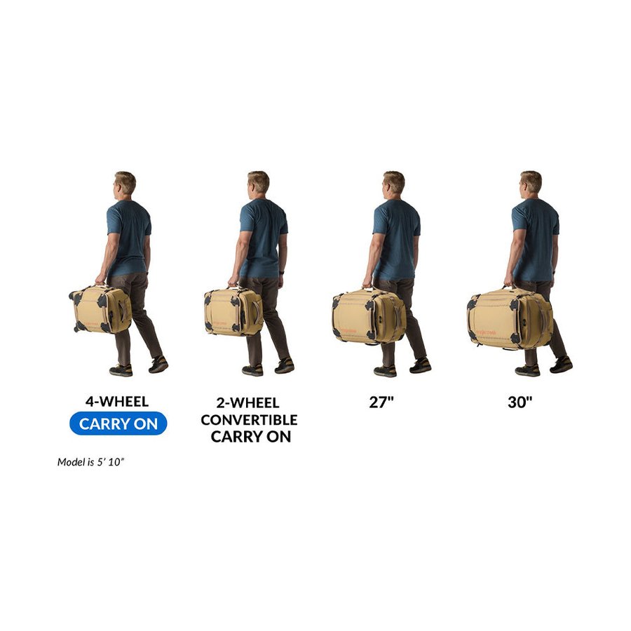 Eagle Creek Gear Warrior XE 55cm Carry-On Suitcase Black Black