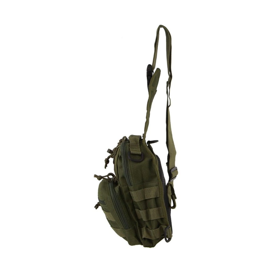 Pierre Cardin Omar Cross Body Tactical Sling Bag Green Green