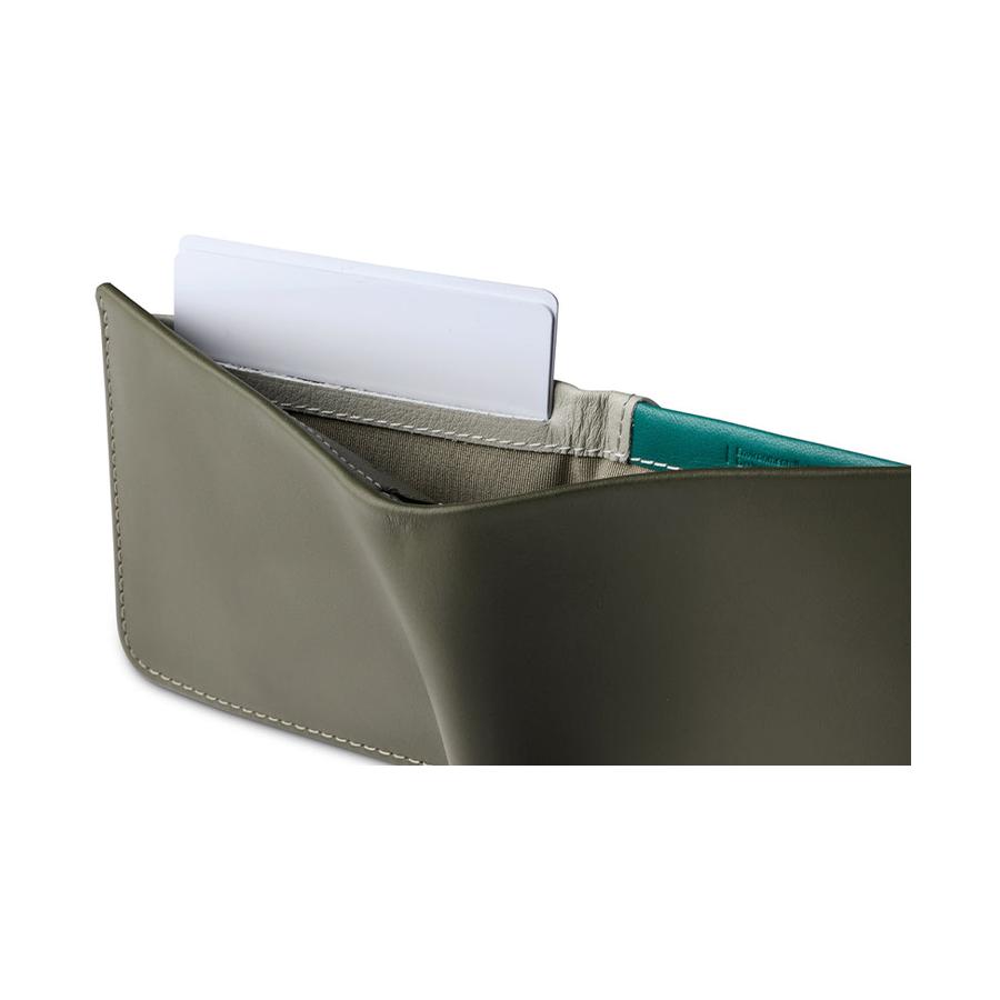 Bellroy RFID Hide & Seek HI Leather Wallet Willow Willow