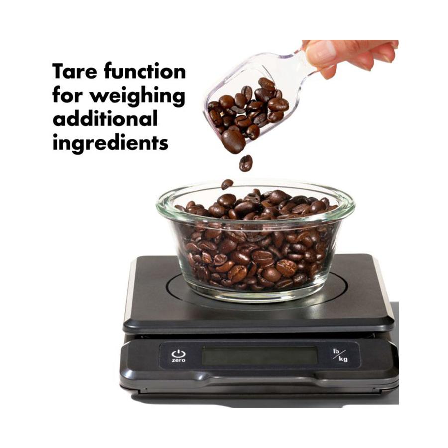 OXO Good Grips Food Scale with Pull-Out Display Black Black