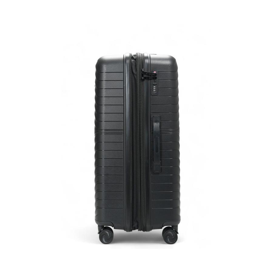Caselite Summit 75cm Hardside Checked Suitcase Black Black