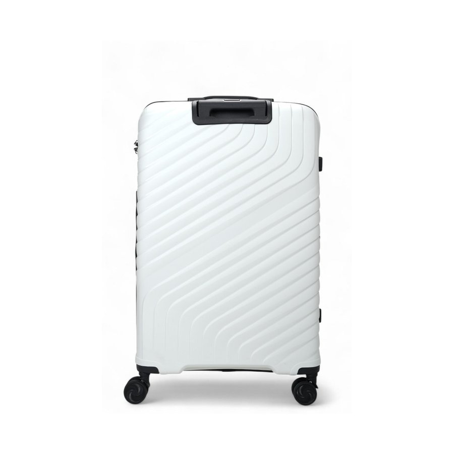 Nomad Journey 75cm Hardside Checked Suitcase White White