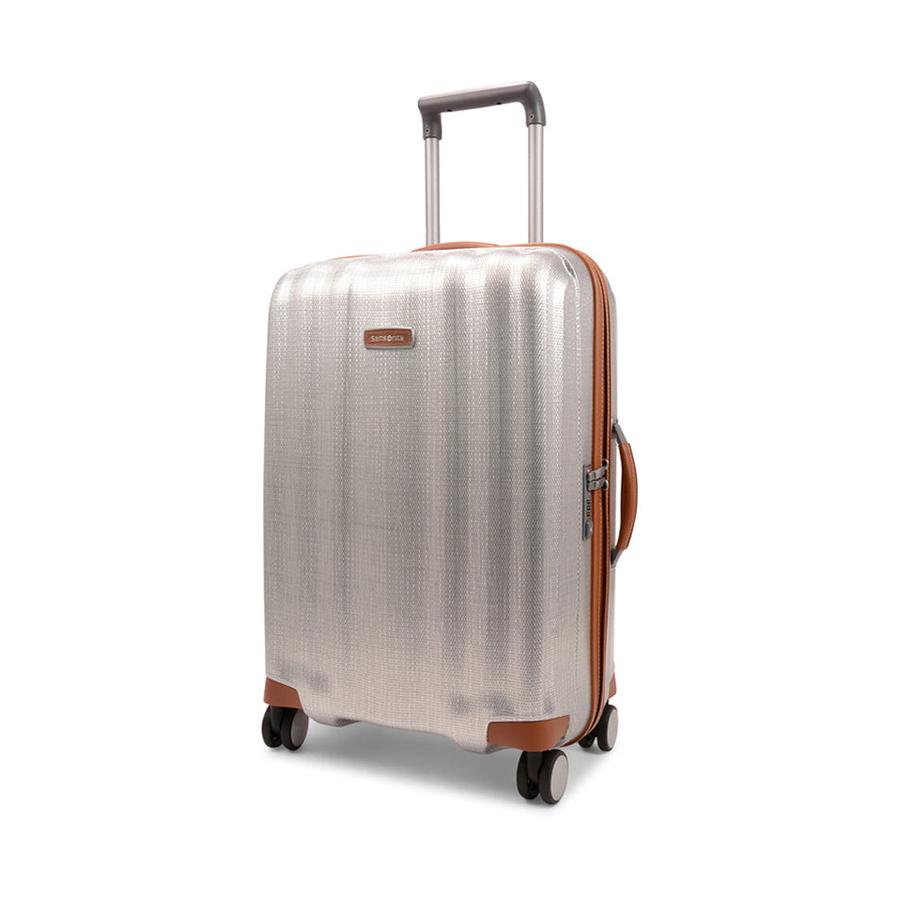 Samsonite Lite-Cube DLX 68cm CURV Spinner Suitcase Aluminium Aluminium