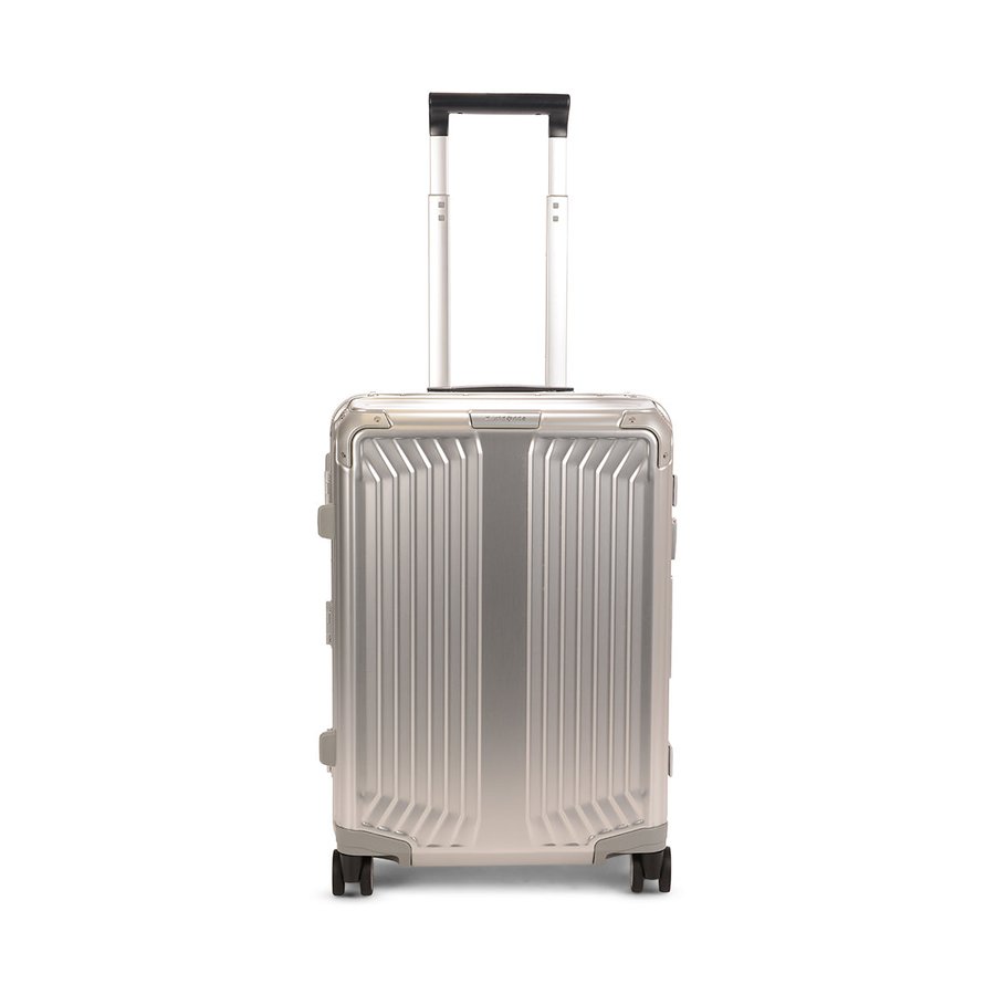 Samsonite Lite-Box ALU 55cm Hardside Carry-On Suitcase Aluminium Aluminium