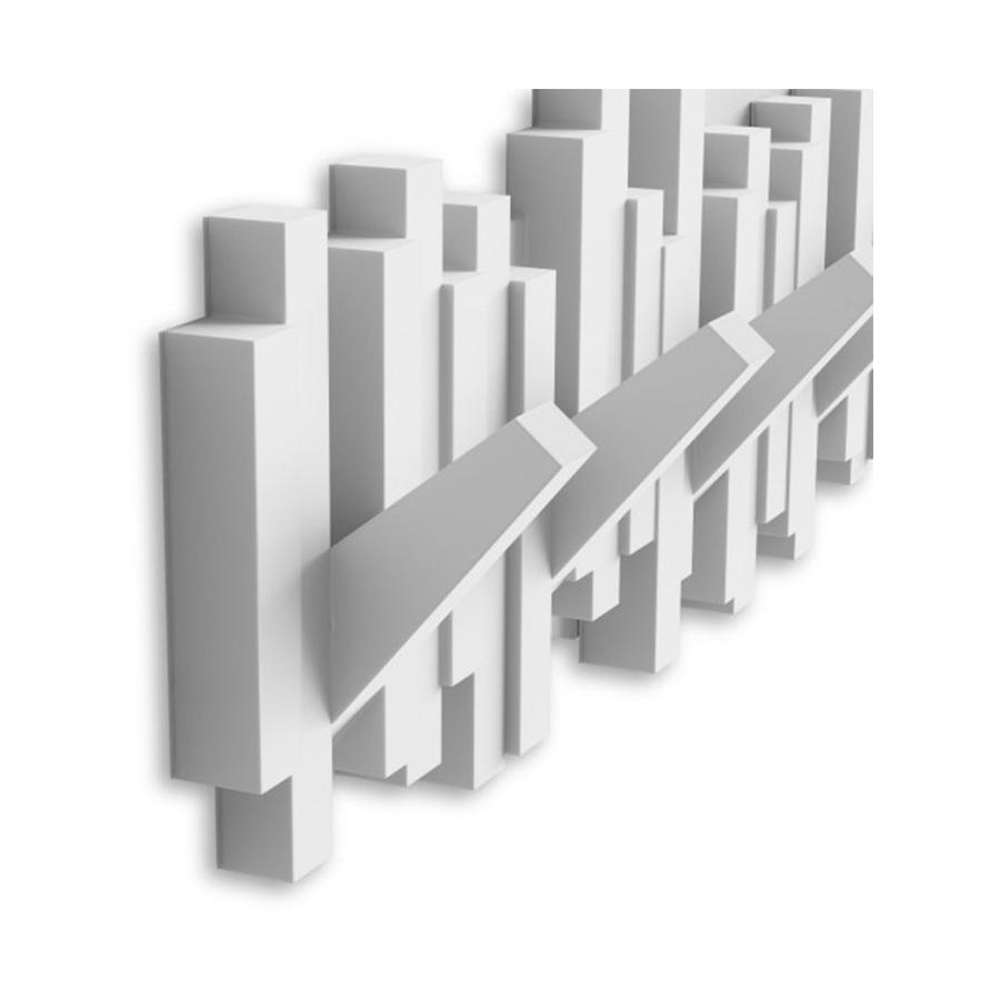 Umbra Sticks 5 Wall Hooks White White