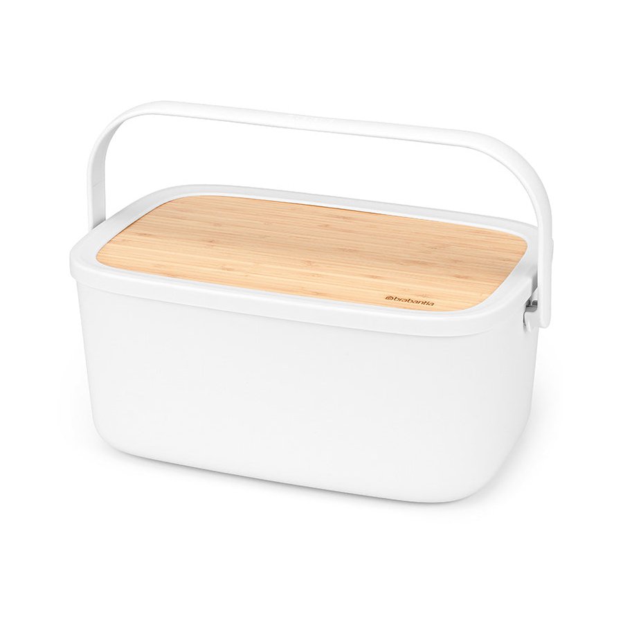 Brabantia Nic Bread Bin Light Grey Light Grey