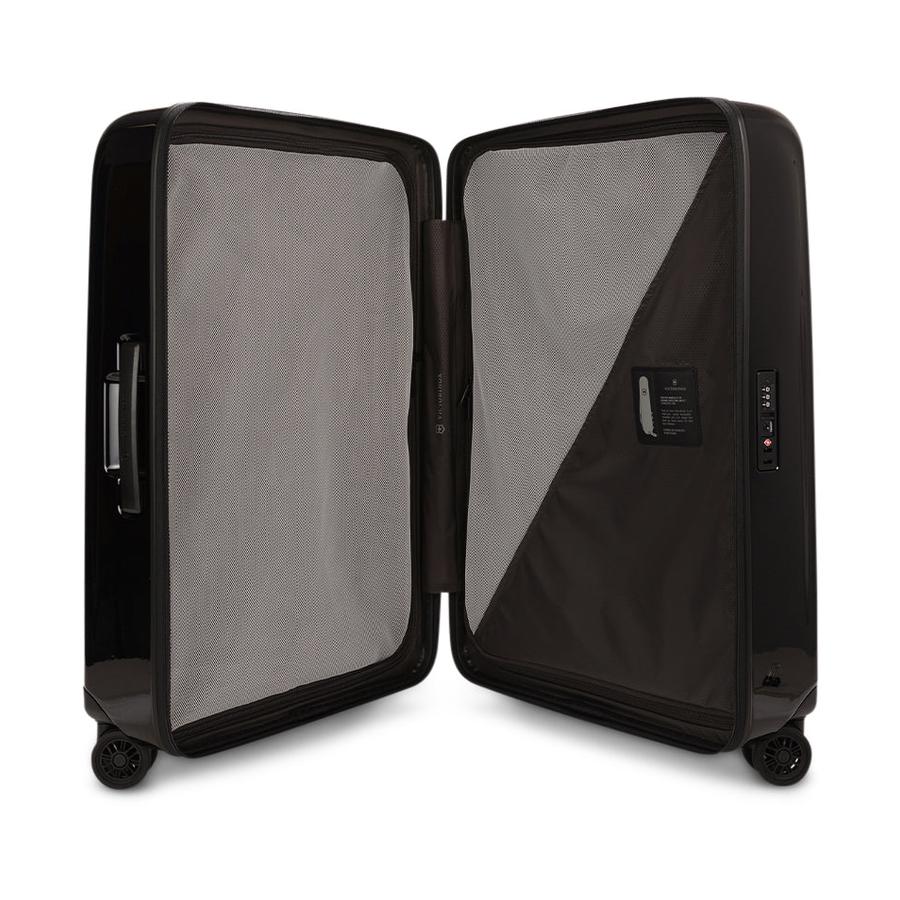 Victorinox Airox 69cm Hardside Checked Suitcase Black Black